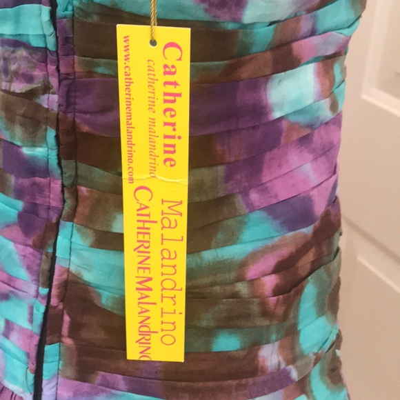 Catherine Malandrino strapless tie dye dress - Picture 5 of 8